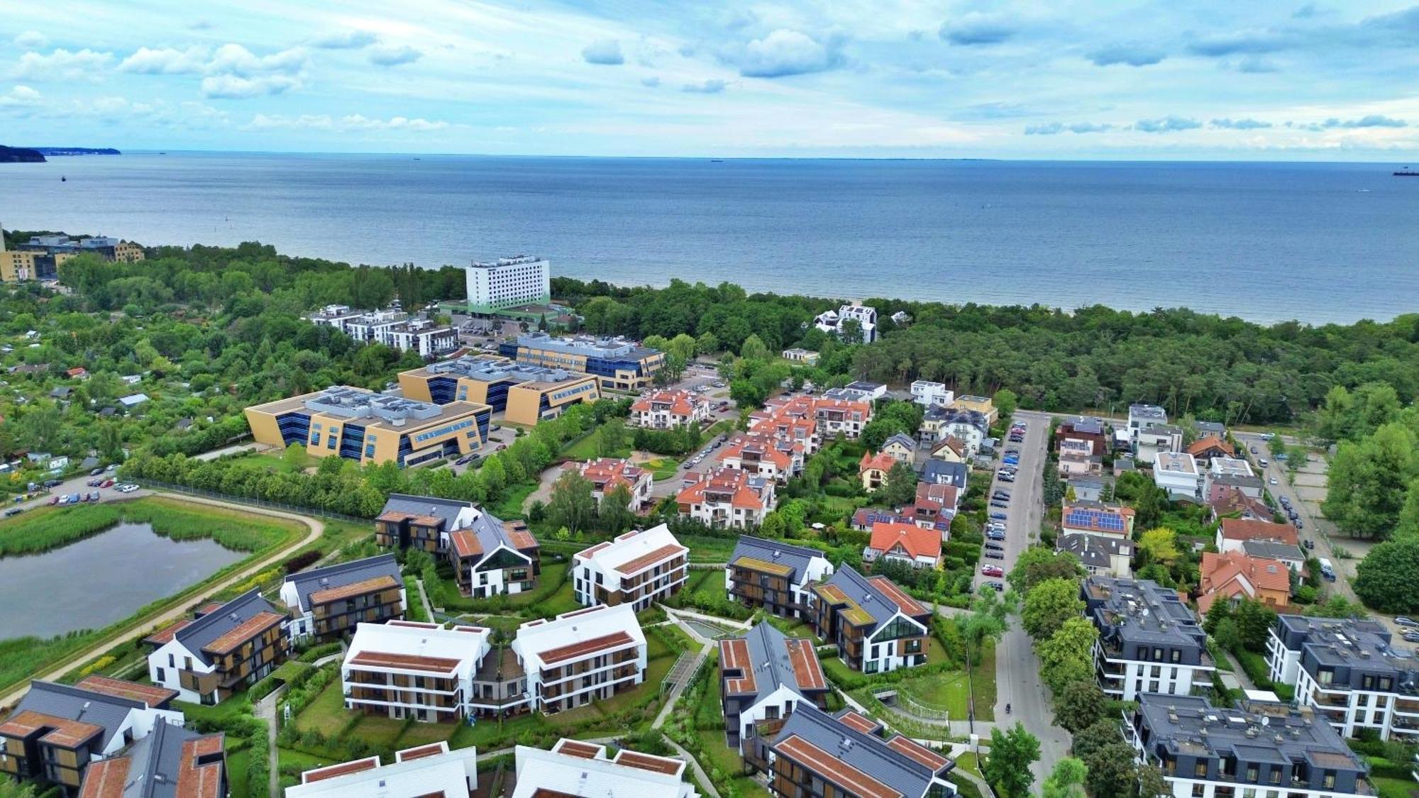 Апартаменты Ergo Jelitkowo Gdansk Sopot 600M Do Plazy Parking Экстерьер фото